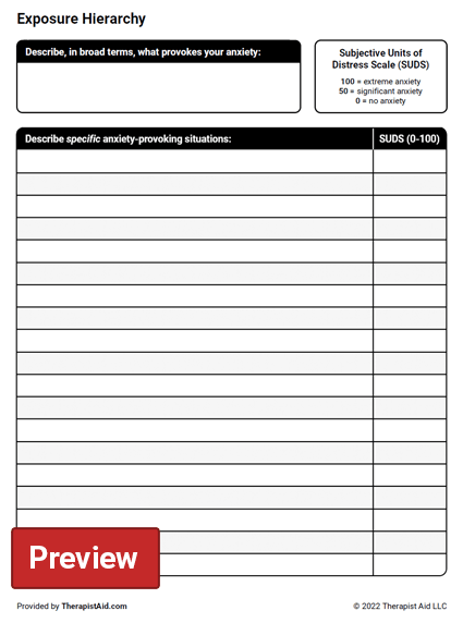 Anxiety Exposure Worksheet What Is Anxiety worksheet All Sheets 
