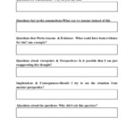 CBT Socratic Questioning Worksheet Mental Health Worksheets