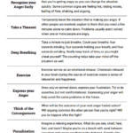Coping Skills For Anger Worksheets Coping Skills Worksheets