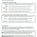 Coping Skills For Depression Worksheet DepressionTalk