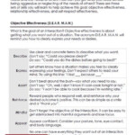 DBT Interpersonal Effectiveness Skills Worksheet Therapy Worksheets