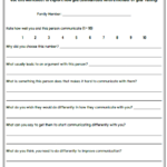 Family Relationships Worksheets