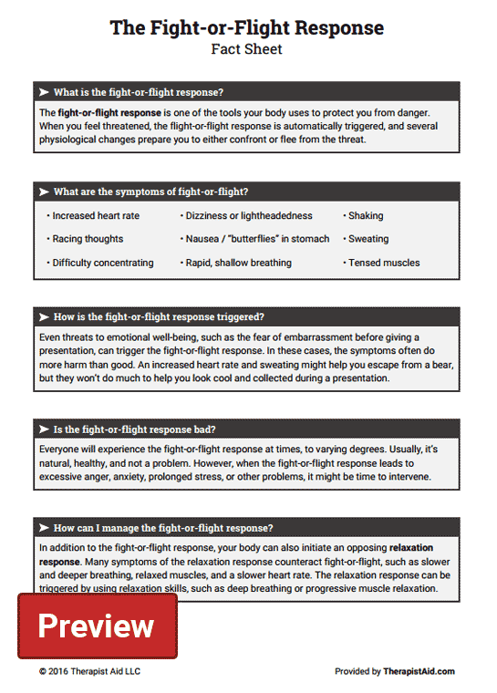  Fight Or Flight Response Worksheet Free Download Goodimg co