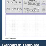 Genogram Template Worksheet Therapist Aid In 2022 Genogram