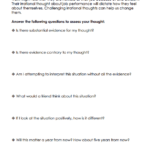 Irrational Beliefs Worksheet Pdf Askworksheet