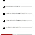 My Changing Family Sentence Completion Worksheet Therapist Aid DBT