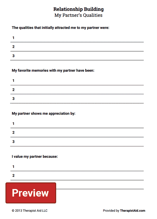 Printable Couples Therapy Worksheets TUTORE ORG Master Of Documents