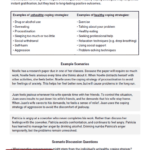 Reducing Self Harm Worksheet Kind Worksheets