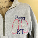 Respitory Therapist Gift Monogrammed RT Shirt Gift For Nurse Gift