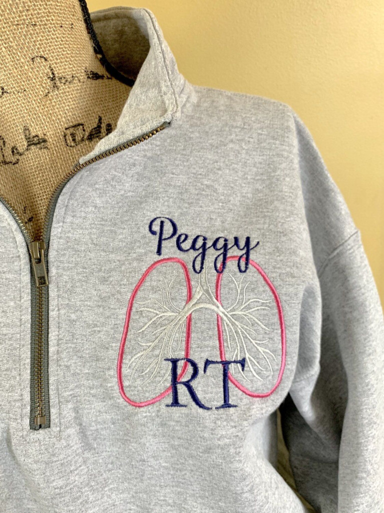 Respitory Therapist Gift Monogrammed RT Shirt Gift For Nurse Gift 