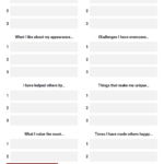 Strengths And Weaknesses Worksheet