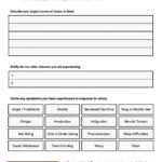 Stress Management Techniques Worksheets In 2020 Stress Management