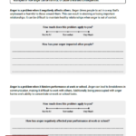 When Is Anger A Problem Worksheet Therapist Aid Therapist Aid