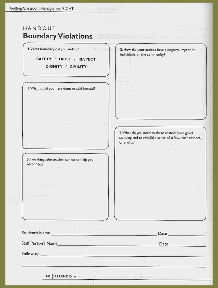 Worksheets Building Relationships In Secondary Classrooms A Resource 