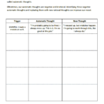 10 Intrusive Thoughts Worksheet Pdf