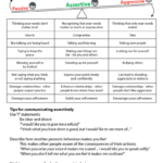 Algunproblemita Assertiveness Worksheets