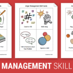 Anger Management Skill Cards Worksheet Therapist Aid