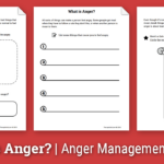 Anger Map Kids Worksheet Free Printable Tools For Therapy X Free