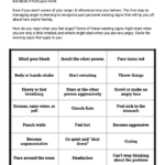 Anger Warning Signs Worksheet Therapist Aid Counseling Activities