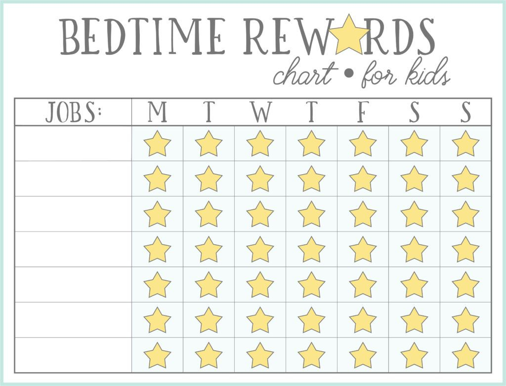 Bedtime Routine Charts Free Printables Live Craft Eat Good Behavior 