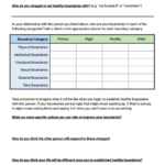 Boundaries Exploration Preview Counseling Worksheets Therapy
