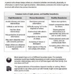 Boundaries Info Sheet Worksheet Therapist Aid Boundaries Worksheet