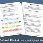 Bullying Worksheet Packet Worksheet Therapist Aid 36 Top Types