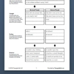 CBT Example And Practice Sheet Worksheet Therapist Aid Cbt