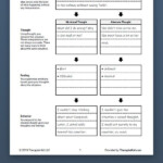 Cbt Therapist Aid Thought Record Anger Management Worksheets