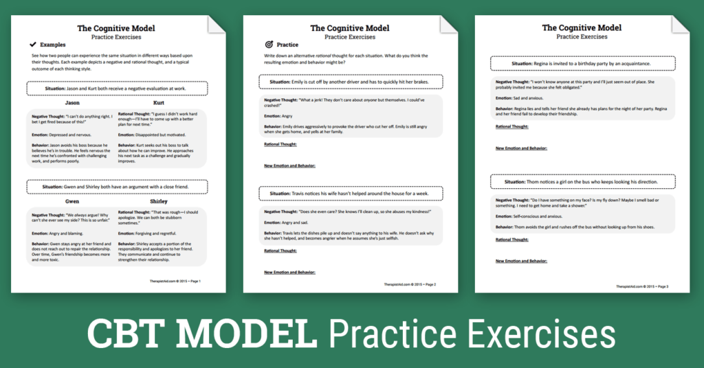 Cbt Worksheets For Depression Therapist Aid DBT Worksheets