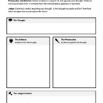 Changing Core Beliefs Worksheet