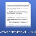 Cognitive Distortions Worksheet Therapist Aid