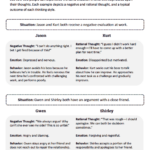 Cognitive Restructuring Decatastrophizing Worksheet Therapist Aid