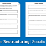 Cognitive Restructuring Socratic Questions Worksheet Therapist Aid