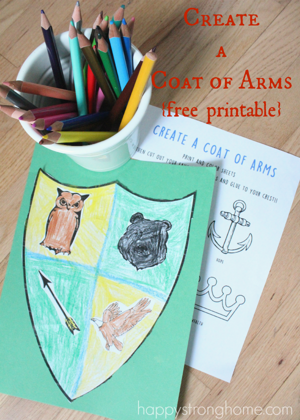 Create A Coat Of Arms Activity Coat Of Arms Magic Treehouse Magic