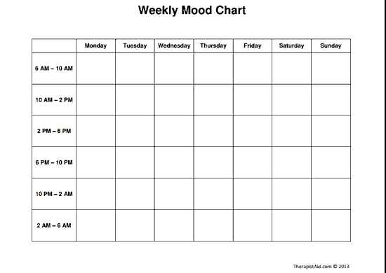 Daily Mood Tracker Pdf Kosherfecol