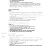 Free Physical Therapy Aide Resume Samples Velvet Jobs Physical