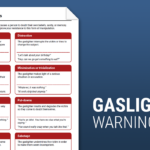 Gaslighting Warning Signs Worksheet Therapist Aid