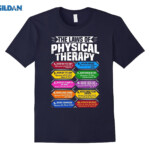 GILDAN The Laws Of Physical Therapy T Shirt Awesome Therapist Gift On