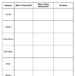 Goal Setting Worksheet Therapist Aid Worksheet