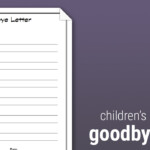 Goodbye Letter Worksheet Therapist Aid DBT Worksheets
