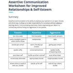 Help With Assertiveness Form Worksheets Pinterest Assertive