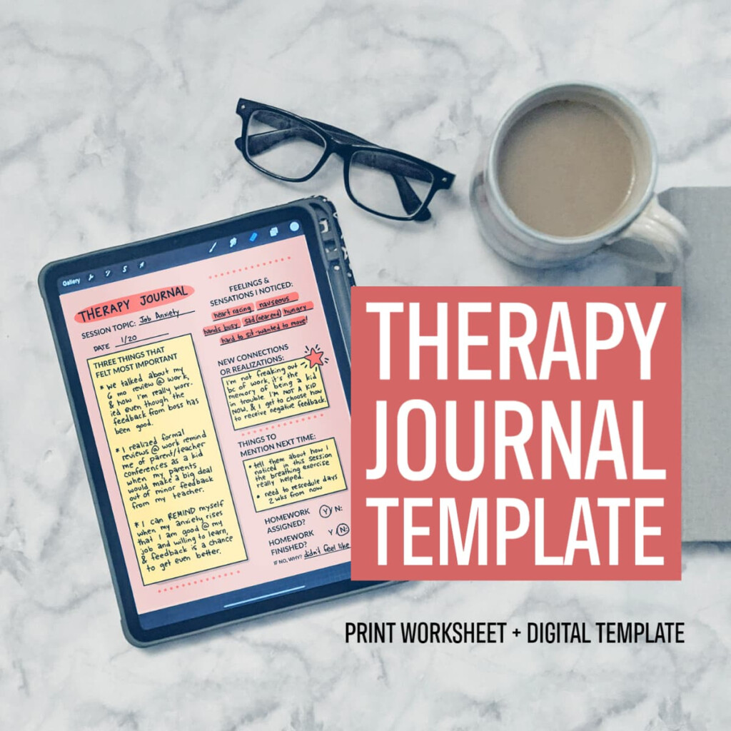 How To Journal Therapy Appointments Journal Template