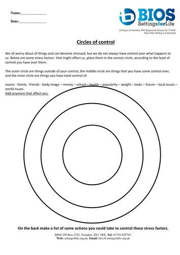 Image Result For Circle Of Control Cbt Circle Of Control Group 