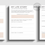 Life Story Worksheet Therapist Aid Life Story Worksheet Psychpoint