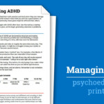 Managing Adhd Worksheet Therapist Aid Db excel