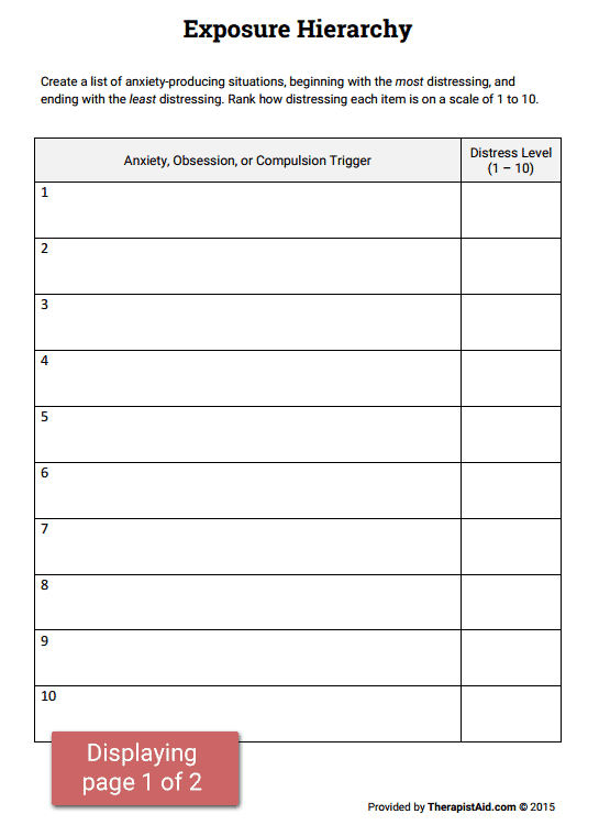 Ocd Checklist Could This Be Ocd Worksheet Mental Ocd Rituals Diary 