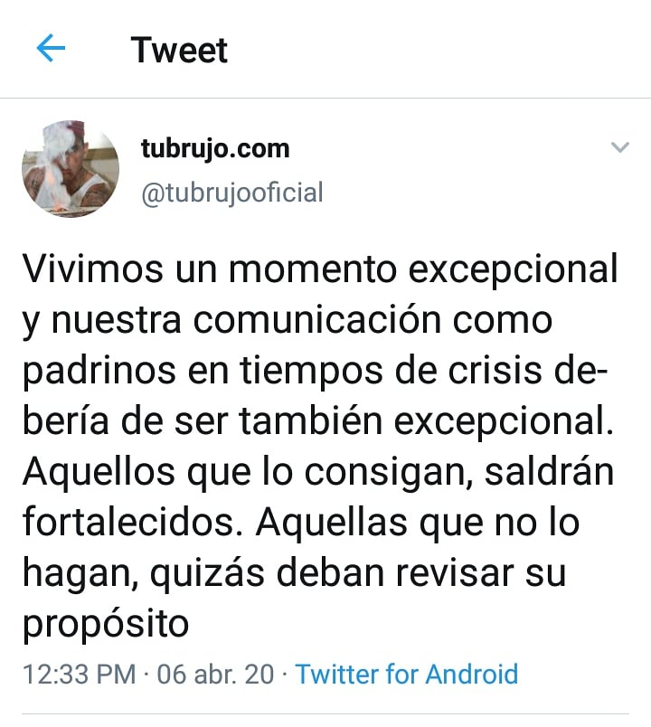 Para Los Padrinos En sta Cuarentena TuBrujo