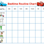 Printable Bedtime Chart