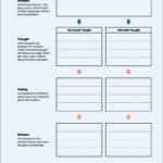 Printable Therapist Aid Worksheets Including CBT And DBT Worksheets For